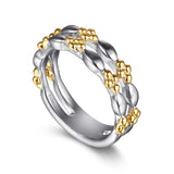 14K Yellow Gold, Sterling Silver (925) Ring LR52864MZJJJ