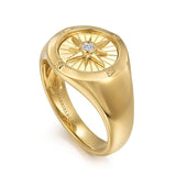 14K White Gold Ring MR20070Y45JJ