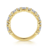 14K White Gold Wedding Band AN15578Y44JJ
