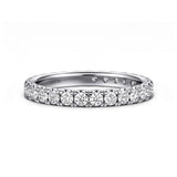 14K White Gold Wedding Band AN16361-8W44JJ