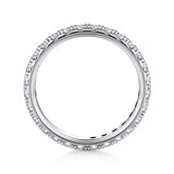 14K White Gold Wedding Band AN16361-8W44JJ
