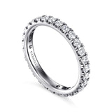 14K White Gold Wedding Band AN16361-8W44JJ
