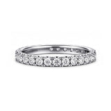 14K White Gold Wedding Band AN16361-9W44JJ
