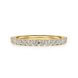 14K White Gold Wedding Band AN7574Y44JJ