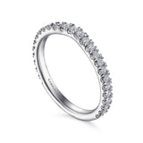 14K White Gold Wedding Band WB14794O6W44JJ