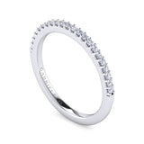 14K White Gold Wedding Band WB14918R8W44JJ