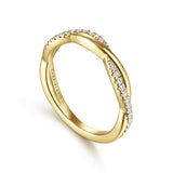 14K White Gold Wedding Band WB14922R6Y44JJ