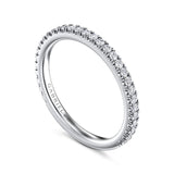 14K White Gold Wedding Band WB16061O10W44JJ