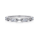14K White Gold Wedding Band WB16148R6W44JJ
