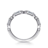 14K White Gold Wedding Band WB16148R6W44JJ