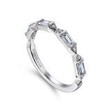 14K White Gold Wedding Band WB16148R6W44JJ