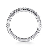14K White Gold Wedding Band WB16158R6W44JJ