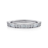 14K White Gold Wedding Band WB16191R6W44JJ