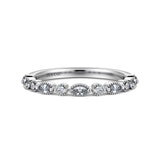14K White Gold Wedding Band WB16233O8W44JJ