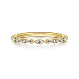14K White Gold Wedding Band WB16233R6Y44JJ