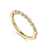 14K White Gold Wedding Band WB16233R6Y44JJ