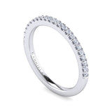 14K White Gold Wedding Band WB16340R6W44JJ
