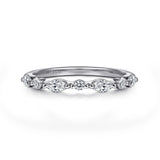 14K White Gold Wedding Band WB16497R4W44JJ