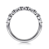14K White Gold Wedding Band WB16497R4W44JJ