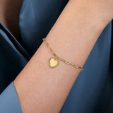 14K Yellow Gold Bracelet TB4874-7Y4JJJ