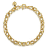 14K Yellow Gold Bracelet TB4907-75Y4JJJ