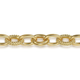 14K Yellow Gold Bracelet TB4907-75Y4JJJ