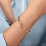 14K Yellow Gold Bracelet TB4793-75Y4JJJ
