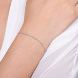 14K White Gold Bracelet TB4210W45JJ