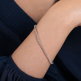 14K White Gold Bracelet TB4427W45JJ