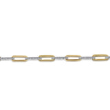 14K Yellow Gold, 14K White Gold Bracelet TB4851M45JJ