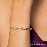 14K Yellow Gold, 14K White Gold Bracelet TB4851M45JJ