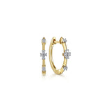 14K Yellow Gold Earring EG13740Y45JJ