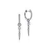 14K White Gold Earring EG13945W45JJ