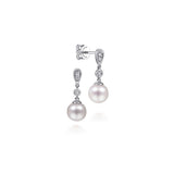 14K White Gold Earring EG9902W45PL