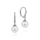 14K White Gold Earring EG13693W45PL