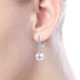 14K White Gold Earring EG13693W45PL