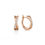 14K Rose Gold Earring EG13328K45JJ
