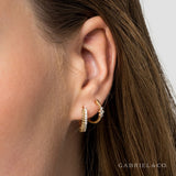 14K Yellow Gold Earring EG14025Y45JJ