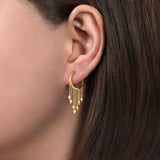14K Yellow Gold Earring EG14475Y4JJJ