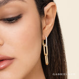 14K Yellow Gold Earring EG14703Y45JJ
