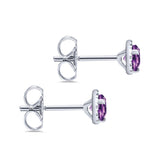 14K White Gold Earring EG12372W45AM