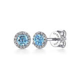 14K White Gold Earring EG12372W45BT