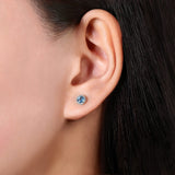 14K White Gold Earring EG12372W45BT