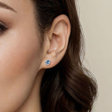 14K White Gold Earring EG12372W45BT