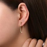 14K Yellow Gold Earring EG13929Y4JJJ