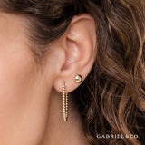14K Yellow Gold Earring EG13929Y4JJJ
