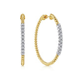 14K Yellow Gold Earring EG13970Y45JJ