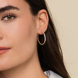 14K Yellow Gold Earring EG13971Y45JJ