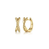 14K Yellow Gold Earring EG14001Y4JJJ