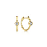 14K Yellow Gold Earring EG14420Y45JJ